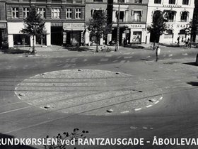 Åboulevard  Skildpaddeafmærket rundkørsel 1945.jpg